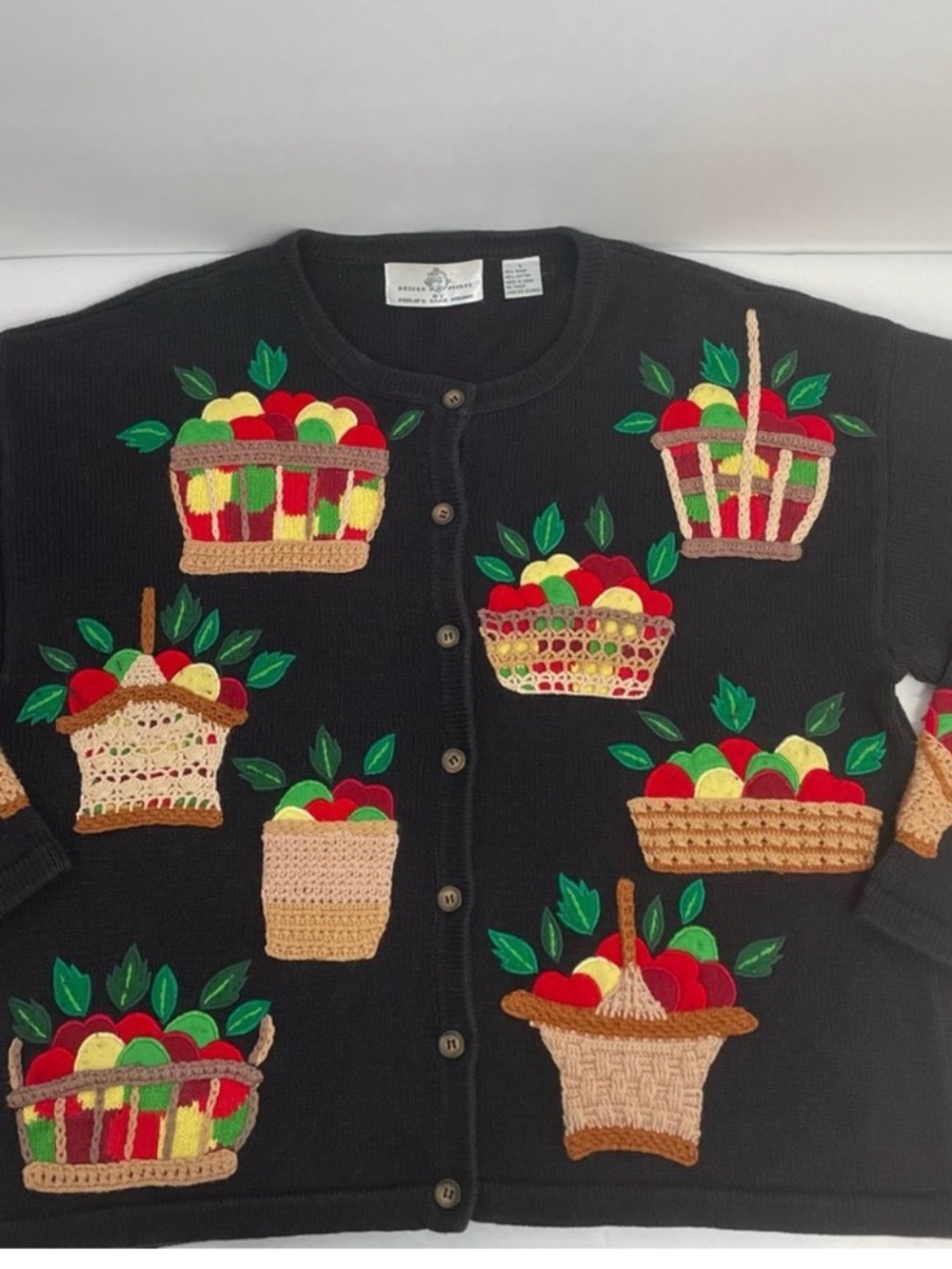 Vintage Design Options by Phillip & Jane Gordon Farmers Market Apple Sweater